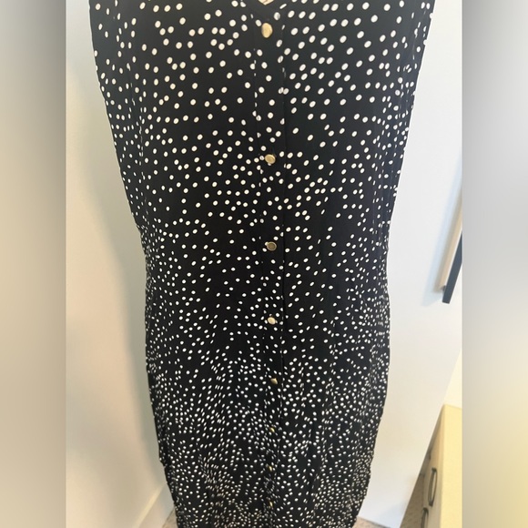 COPY - Maxi Button Polka Dot Dress - Picture 4 of 5